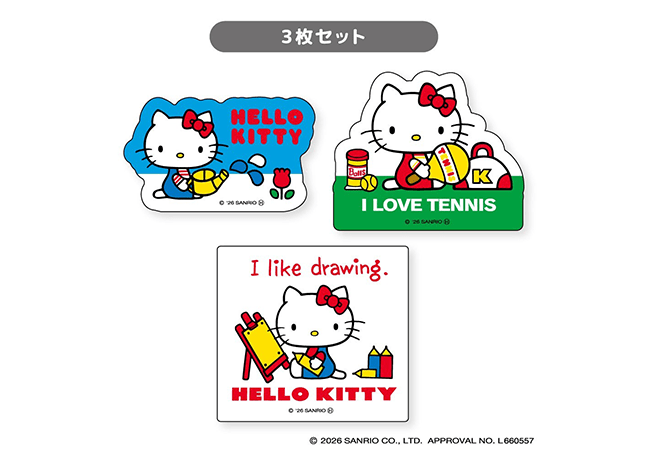 ステッカー３枚セット Ａ