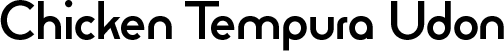 Chicken Tempura Udon