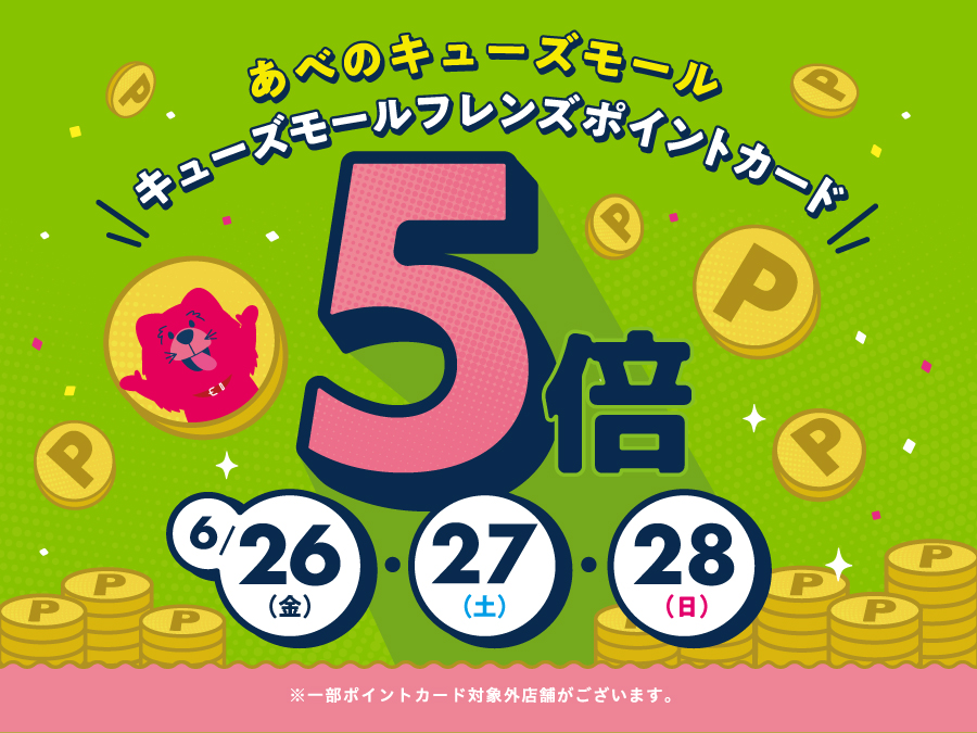 ポイント5倍