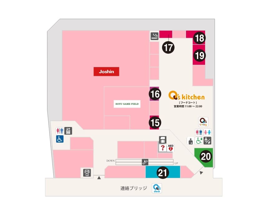 CENTER 2F Floor Map