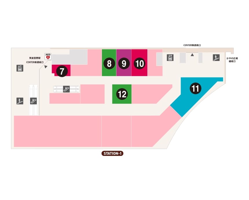 STATION 2F Floor Map