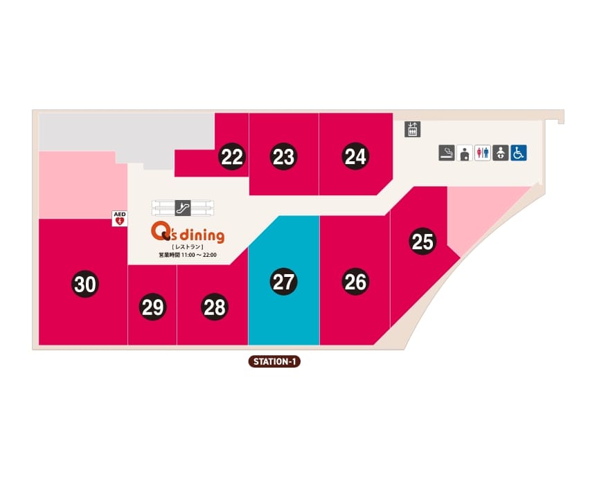 STATION 3F Floor Map